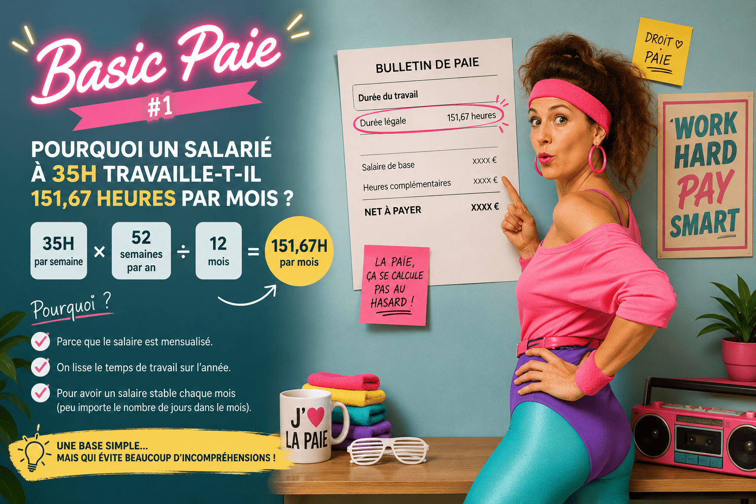 Calcul mensualisation paie