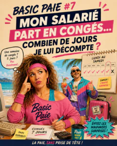 Décompte congés payés travail le week end